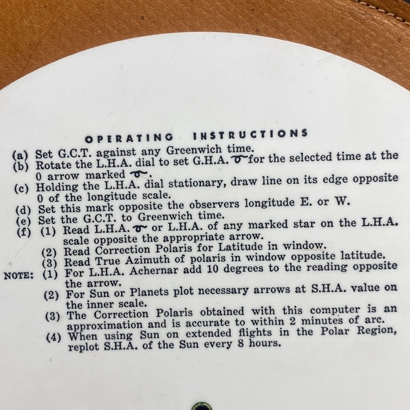 Air Navigation Plotter Type X-1 Circular Flight Computer for Aviation Courses - Picture 10 of 15